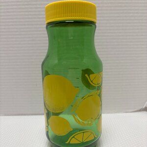 Anchor Hocking Green Glass Lemon Juice Carafe with Lid - 2141